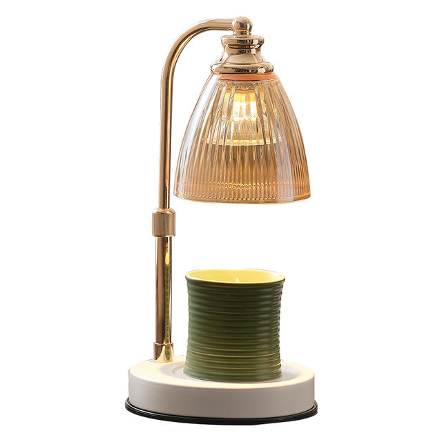 Light Retro Flameless Aromatherapy Lamp, Adjustable Height Wax Melting Lamp, Bedroom Ambiance Candle Melting Lamp, Night Light, Wedding and Birthday Gift