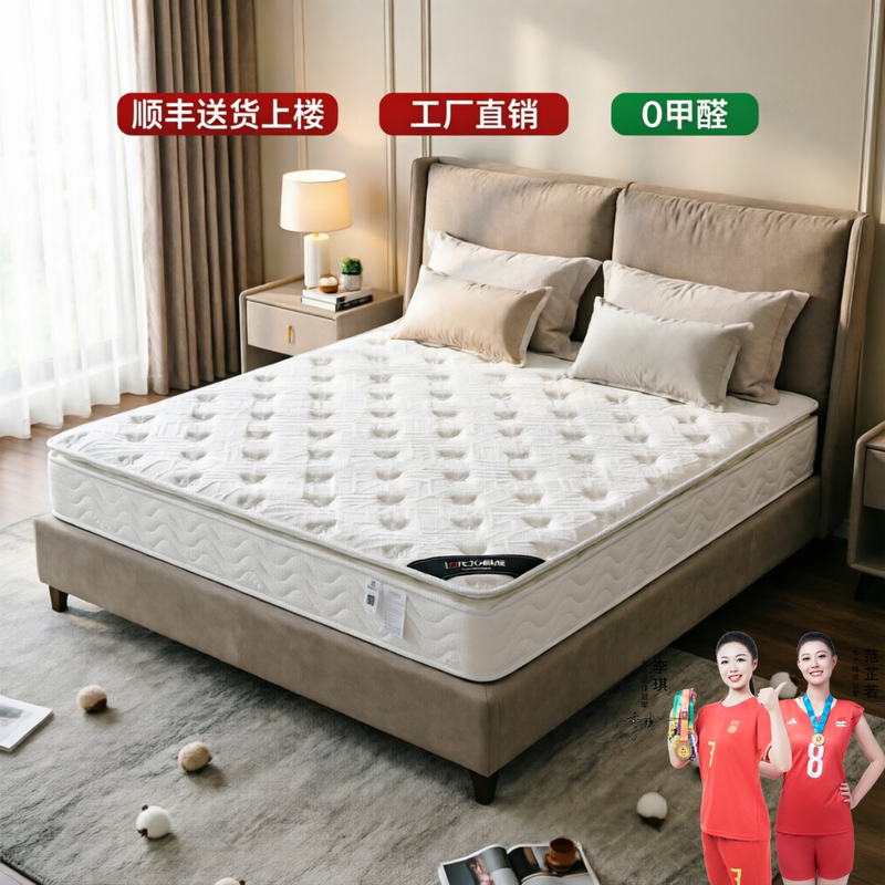 Hotel and B&B Bed Frame Mattress Set Apartment Latex Simmons Independent Pocket Spring Breathable Mattress 28cm Thick