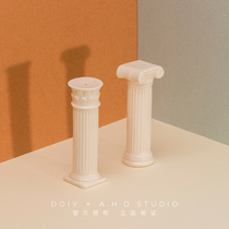  Spot AHD｜Spain DOIY Roman column seasoning tank restaurant ceramic seasoning bottle ins creative decoration