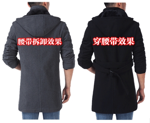 Áo khoác nam mùa đông dày phiên bản Hàn Quốc của chiếc áo khoác len mỏng học sinh đẹp trai trong đoạn dài áo gió nam mùa đông Nizi áo ấm nam