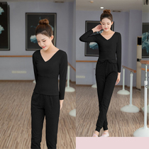 Dance teacher practice clothing female yoga clothing autumn new adult professional form clothing student radish pants suit