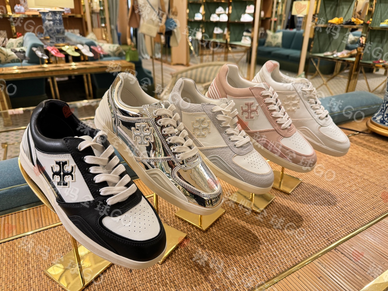 辣妈加拿大TORY BURCH TB专柜CLOVER COURT板鞋系带运动鞋152959