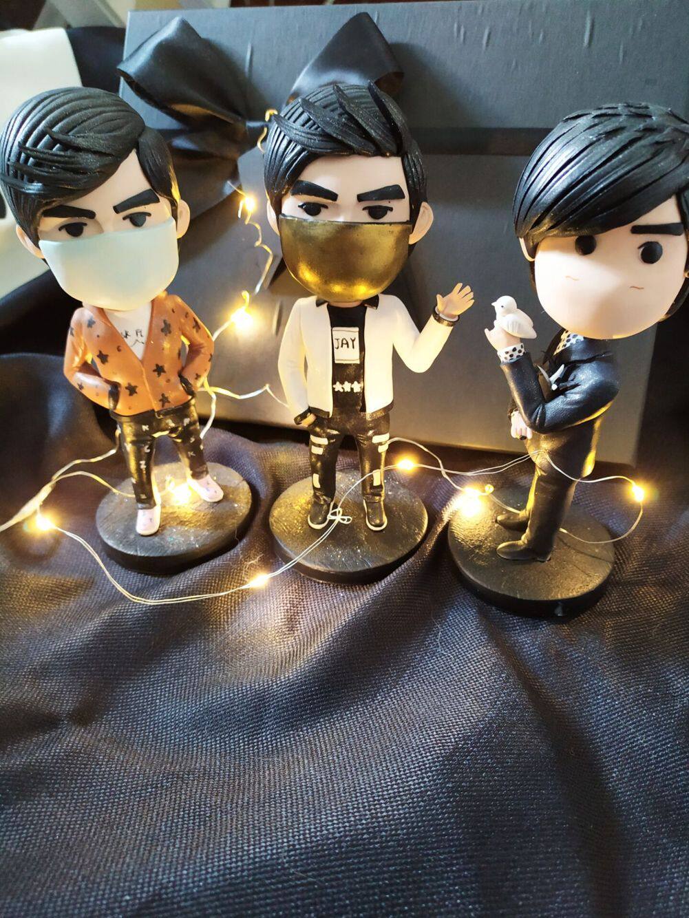 Jay Chou doll Q version model star doll private custom soft pottery handmade birthday gift
