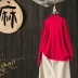 Indigo nửa cao cổ áo len len đáy áo sơ mi nữ mùa thu và mùa đông mẫu rắn màu lõi hoang dã sợi len áo len ấm quần áo nữ  Áo / áo thun