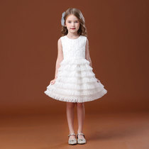 Baby girl summer 2021 dress childrens clothing mesh cake skirt fairy dress girl birthday New puffy skirt