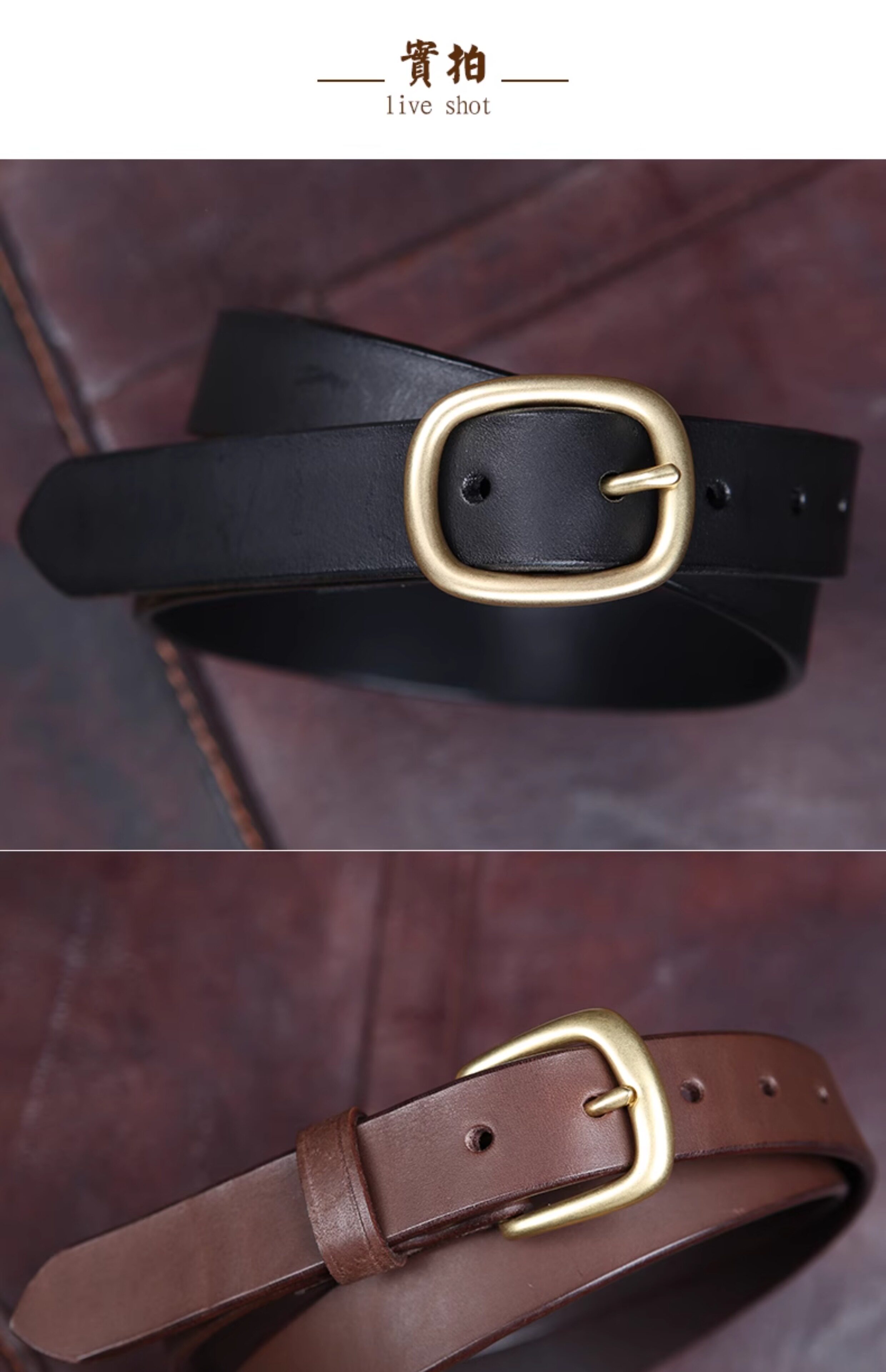 Кожаный ремень ручной работы, медная кожаная пряжка, делается под заказ, из натуральной кожи, воловья кожа, простой и элегантный дизайн 