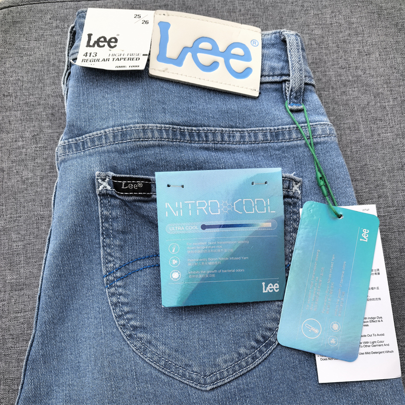 Lee Thin Style 413 High-Waisted Tapered Denim Women's Pants Lwb100413200229-A03656