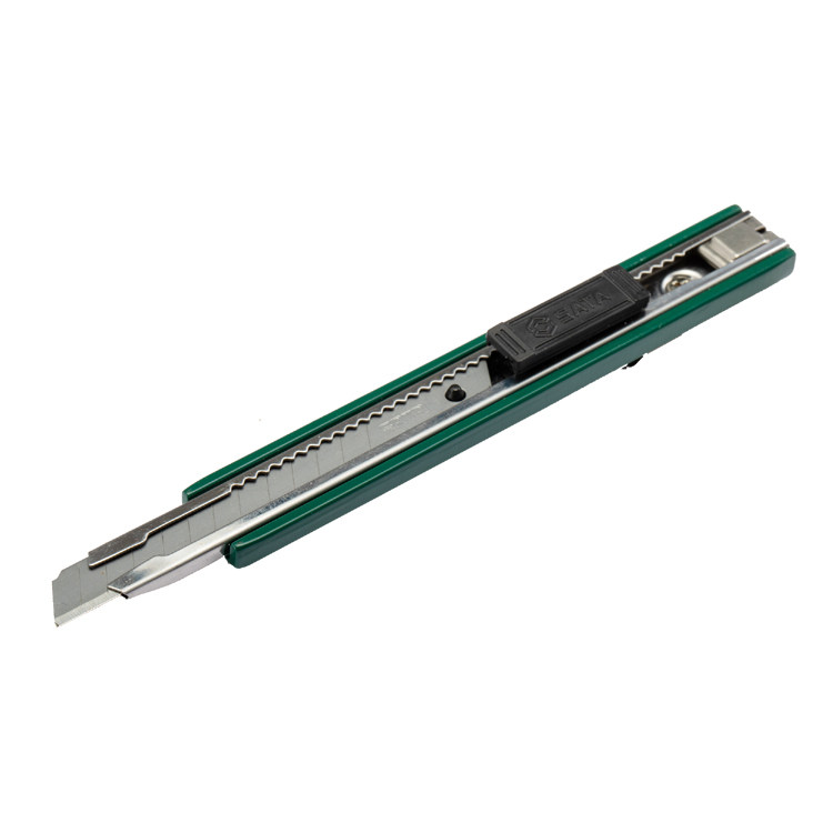 Shida 93424A zinc alloy utility knife 13 sections 9x80MM paper cutter
