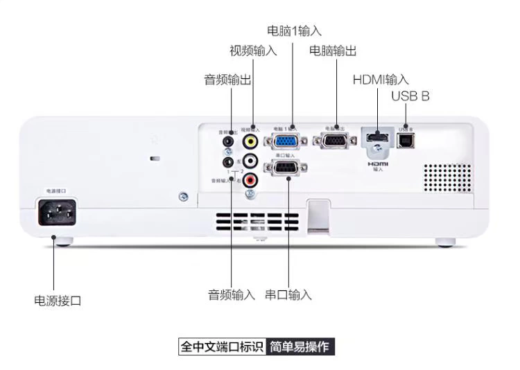 Máy chiếu Panasonic UX315C UX335C UX385C UX415C HD 3D home 1080P TV không màn hình - Máy chiếu