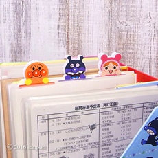 Зажим для бумаги 日本进口面包超人多功能角色资料/文具/食品夹子磁铁夹燕尾夹