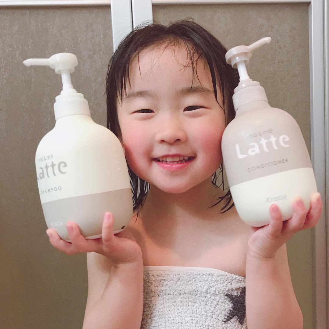 Japan Wash Kracie Myomeme Mame Latte Parent-child Amino Acid Children Shampoo Hair Care Vegetarian