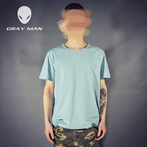 GrayMan DIY custom summer ice cotton round neck culture shirt printing embroidered class clothes classmate meeting T-shirt
