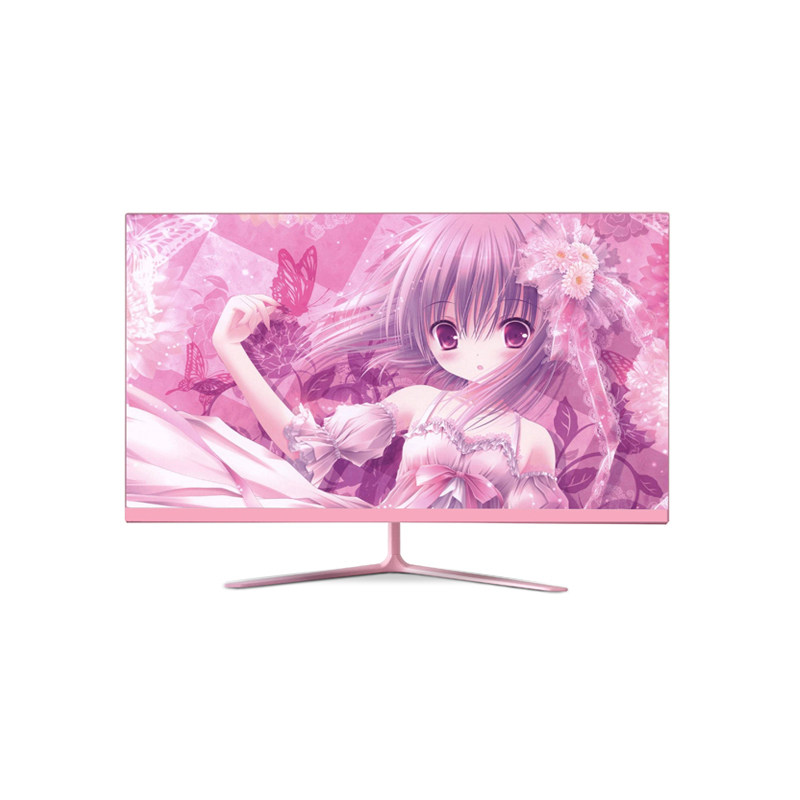 27 inch 2K 144hz desktop computer pink monitor LCD girl cat claw pink girl heart gaming screen