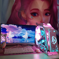 Core i710700F 3050 3060 game-type assembly desktop computer host live pink computer full set