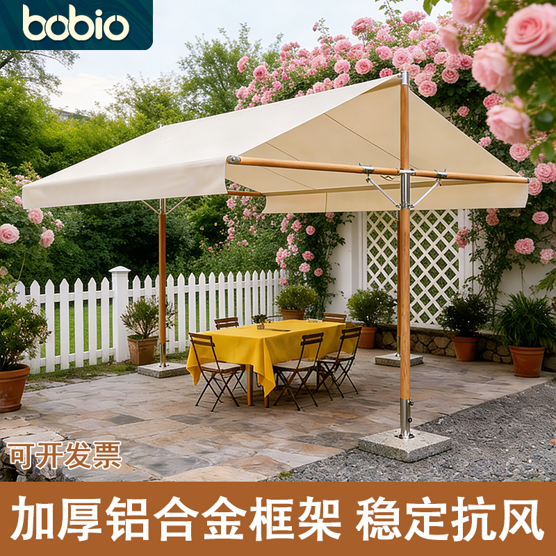 Hanging Cloud Sail Outdoor Patio Parasol Large Garden Umbrella Sunshade Canopy Sun Umbrella Outdoor Villa Terrace Wind-Resistant Umbrella