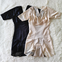 Green Era 5808 short-sleeved body sculpting belly and hip jumpsuit one-piece corset with chest support chest corset triangle jumpsuit