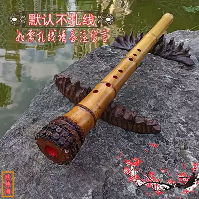 Taiwan Guizhu Nanxiao Zhang Haijian Collection of Xiaobiao Bamboo Root Six Eight Hole Nanxiao Oate Hainan Xiaotou