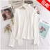 Quần áo Taotao Summer Slim co giãn cao, màu trơn, áo thun dài tay nữ 54200 Áo phông