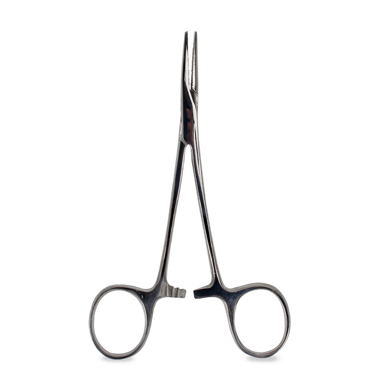 Pet cat dog tai nhíp thép không gỉ thẳng cầm máu kẹp kìm 14cm - Cat / Dog Medical Supplies súng tiêm thuốc