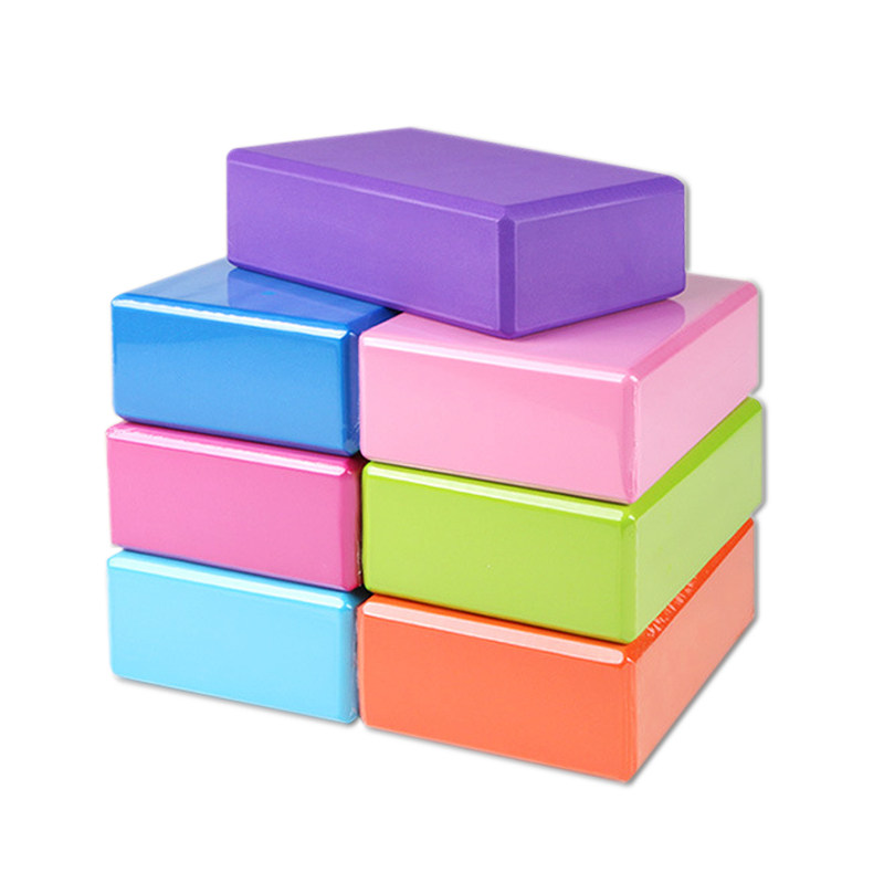 Logo custom yoga brick female adult high-density yoga children dance special practice leg press foam block