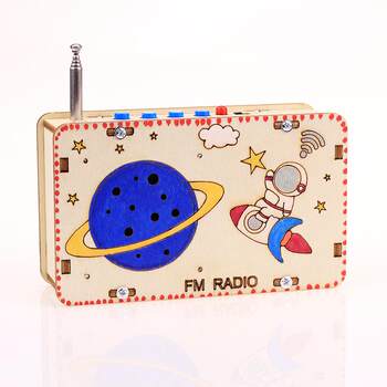 DIY Kit for Children to Assemble a Radio, Small Invention, Wireless Handmade New Technology Production, Scientific Experiment Materials