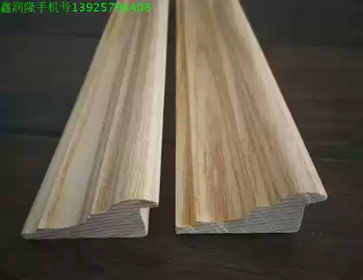 Degreasing drying White Oak natural solid wood line door cover semicircular decorative window cover background wall flat line