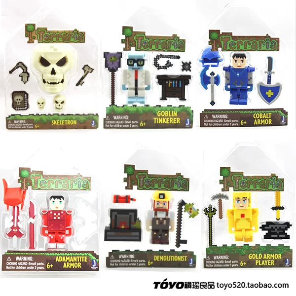 Spot loose goods Minecraft Minecraft Blocks 3 -inch Moving Puppet Set Multiple models