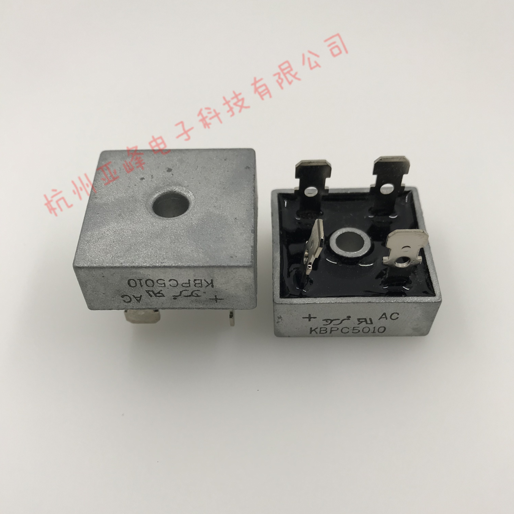 Brand new original dress Yang Jie rectification bridge KBPC5010 square bridge 50A1000V iron shell square foot YJ rectification bridge