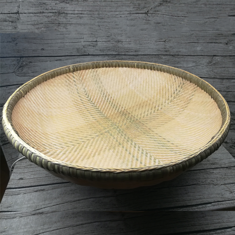 Zhuocang Guyi 60cm Professional-Grade Traditional Craftsmanship Tool for Making Chinese Herbal Honey Pills, Fully Bamboo-Made Bamboo Weaving Medicine Basket Zhuocang Guyi 60cm Professional-Grade Traditional Craftsmanship Tool for Making Chinese Herbal Honey Pills, Fully Bamboo-Made Bamboo Weaving Medicine Basket