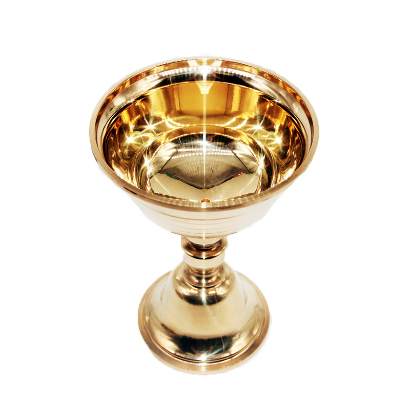 Hide Mifang Monastery Designation 14 Number of brass ghee Oil lamp holder Buddha Hall Swaying Pieces Crisp oil cooking oil points 48 hours