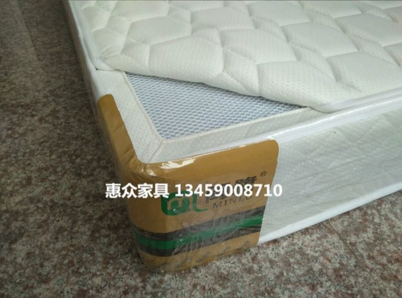 鹭 闽 3E 椰 梦 cotton Bông màu nâu xanh nguyên chất Mùa xuân cộng với nệm hai trong một màu nâu Đảo Hạ Môn - Nệm