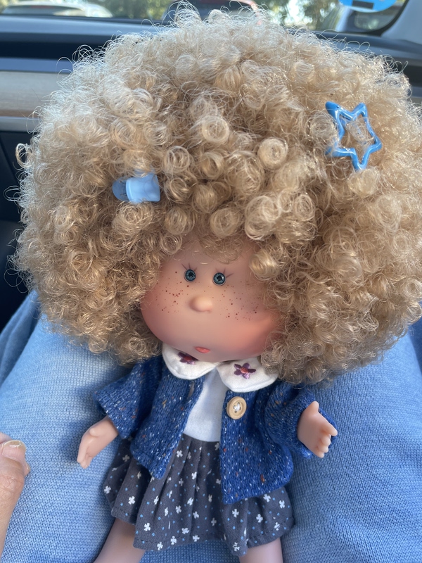 [in Stock] Spanish Potato Doll 30cm with Freckles, Thick Hair (Clothes Not Included)