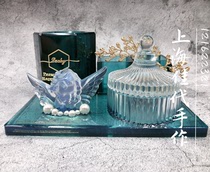 Shanghai Jiadai hand made round stripe storage box mold candy jar mold DIY mirror glue mold