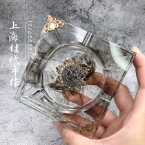 Shanghai Jiadai hand-made Crow heart metal three-piece set DIY hardware accessories retro hardware accessories DIY material