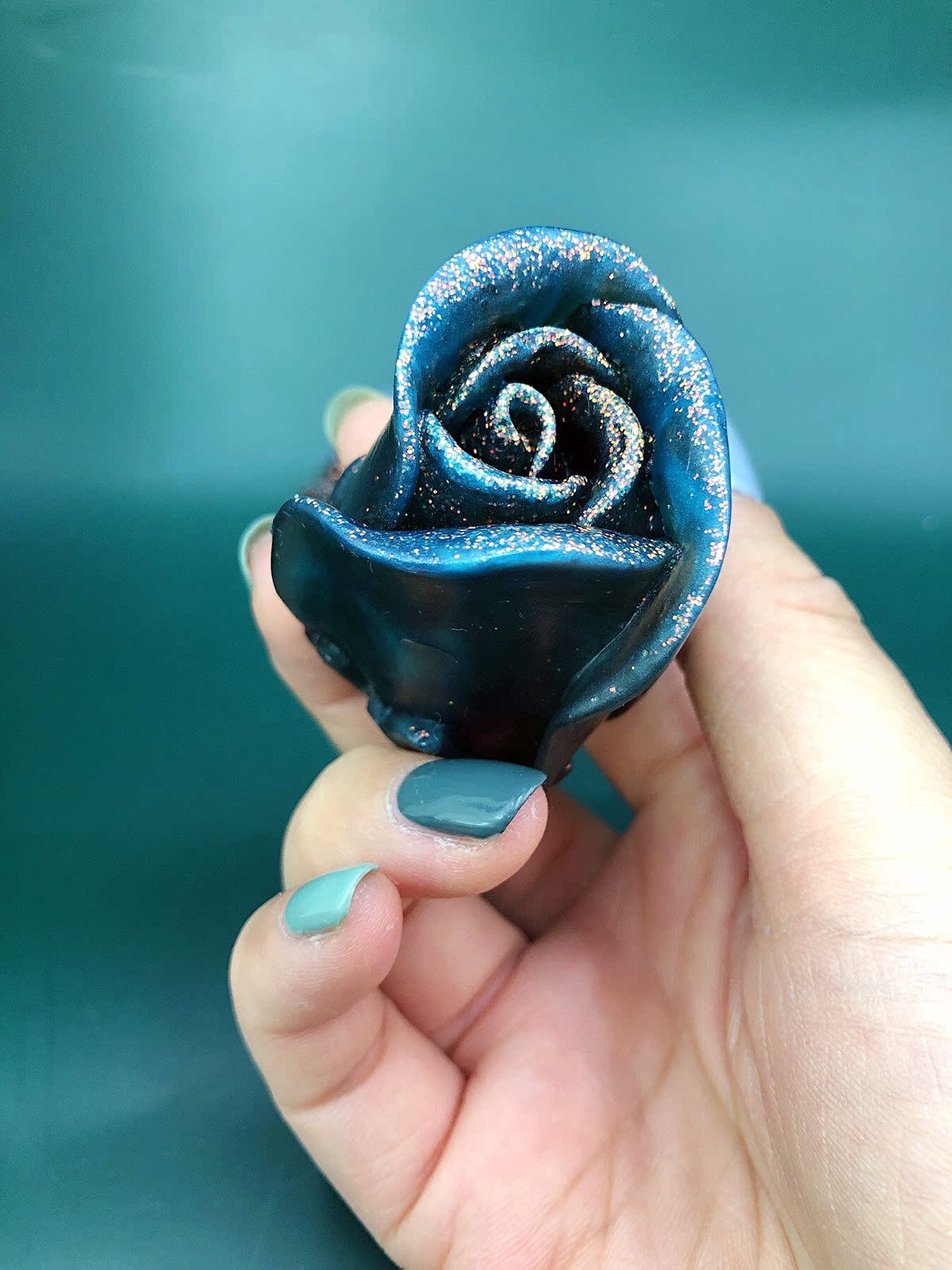 Shanghai Jiaddai Handmade with Bud Rose Mold Handmade Silicone Gel Die Soft Film Gypsum DIY Mold Frosted Surface