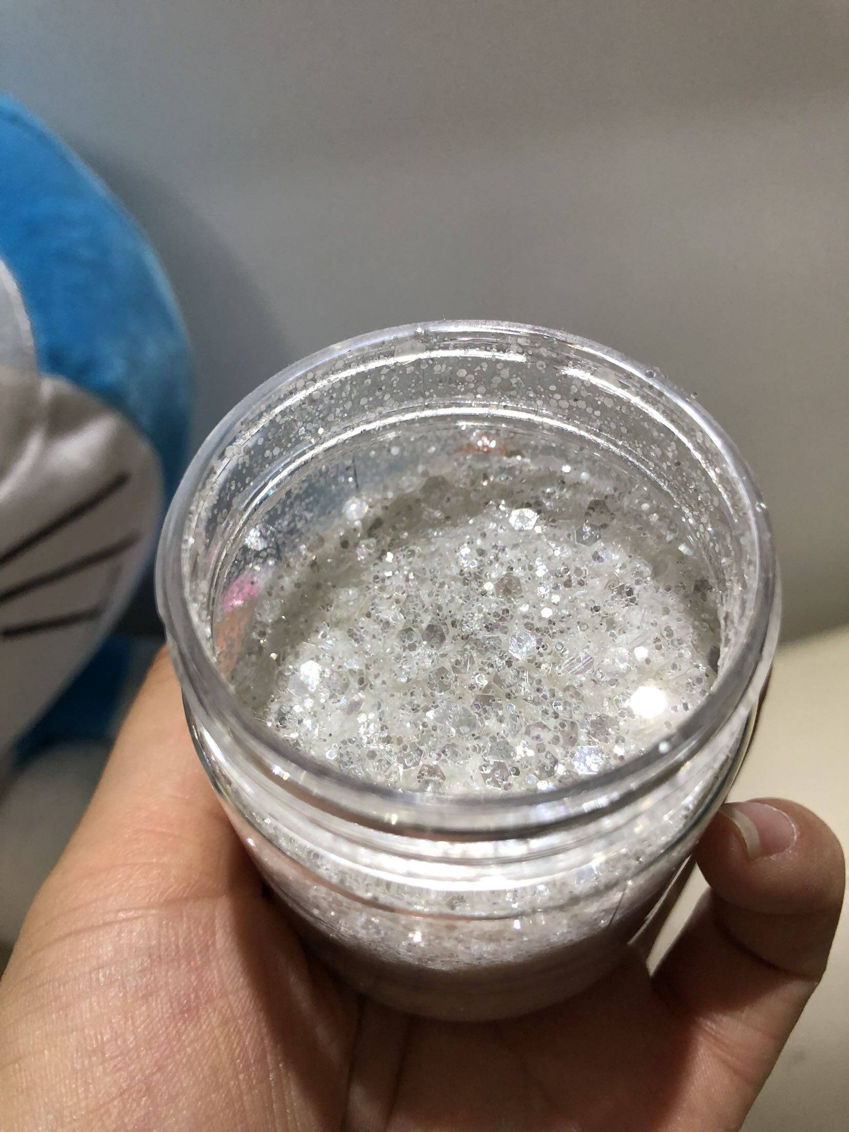 Shanghai Jiadi hand decorated with sparkling high shiny silver mixed color white gold scallion 1MM net weight 50 gr