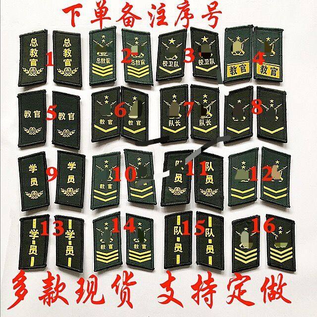 Student School Group Instructor arm Chapter Trainees Arm Zhang set up a chest stamp to book a brief chapter of the chest chapter