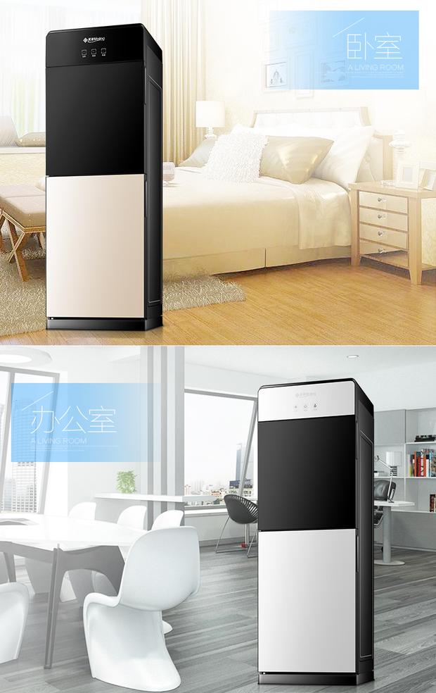 lọc nước máy Meiling nước nóng lạnh hộ gia đình nhỏ văn phòng nhỏ tiết kiệm năng lượng nước đá ấm đôi cửa máy lạnh máy lọc nước karofi nóng lạnh
