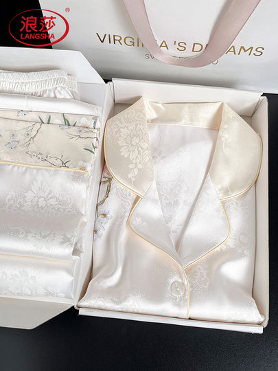 母亲节礼物送妈妈实用丝绸睡衣中年女长辈婆婆生日礼品礼盒装衣服