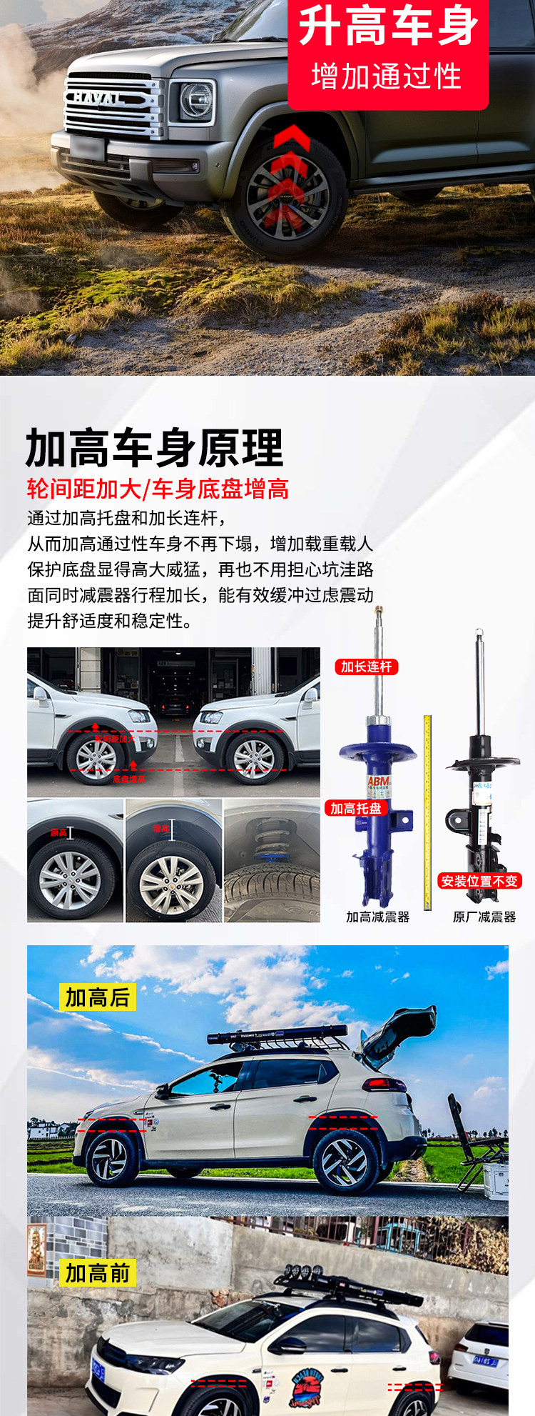 Автомобильные амортизаторы ABM для Dongfeng Nano 01