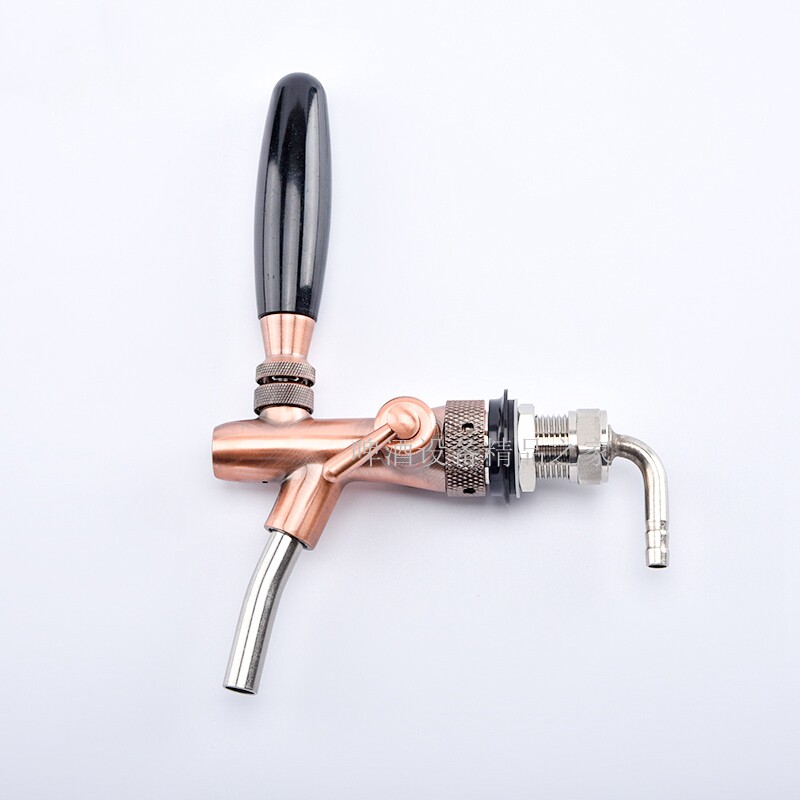 Ancient bronze-coloured beer tap wine column head home brewed beer tap door type wine column tap