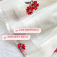 Girls foreign style short-sleeved princess dress 2022 summer dress little girl embroidery flower bow evening cloud gauze dress