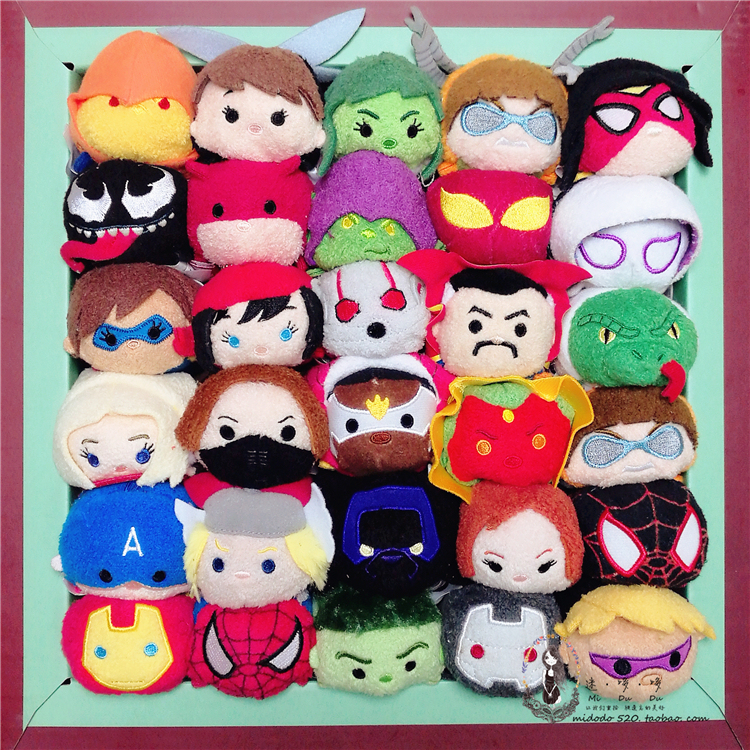 Classic Comic Avengers Winter Soldier Captain America Loki Iron Spider Venom Plush Keychain Classic Comic Avengers Winter Soldier Captain America Loki Iron Spider Venom Plush Keychain