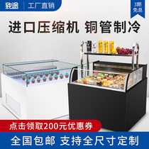 Transport Sandwich Cabinet Open Commercial Air-cooled Sweet Pint West Point Cabinet Refrigerated Display Cabinet Refreshing Sushi Freezer