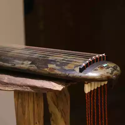 Eight treasures gray guqin big Slem chaos