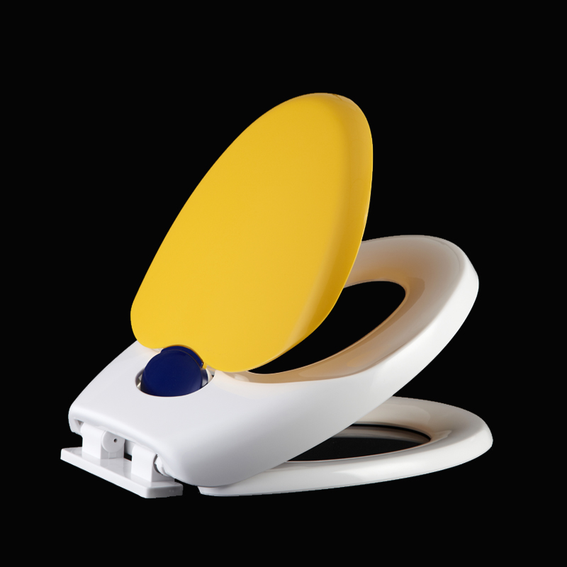 Mother-child toilet cover vibrato parent-child dual-use double-layer thickened universal cartoon u-shaped mother and child children slow down