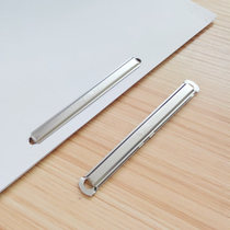 Able 5549 Metal Binding Clip 80mm Iron Punching Clip Hardware Two Holes Clip Buttoned Matching Puncher Use