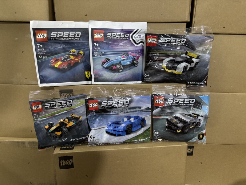 Lego30734 Lamborghini Racing Car 30657 Mclaren 30343 Building Kit 30709