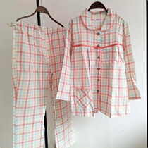 New Products Gauze Pregnant pregnant woman Pyjamas Pure Cotton Lactation Suit Feeding breastmilk Breastmilk Sat for the summer months Children of the summer months