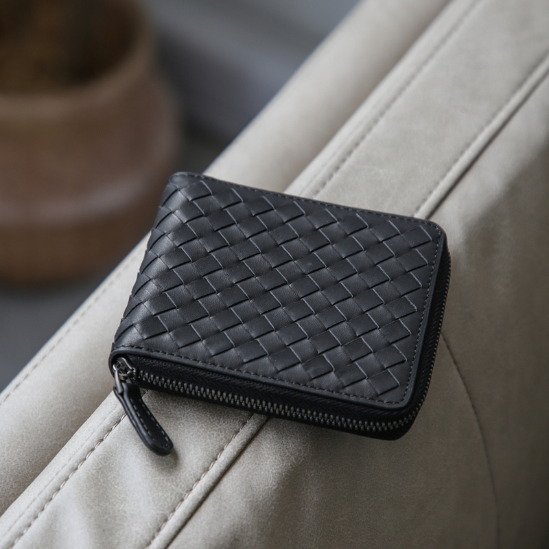 Vintage Genuine Leather Men's Wallet, Vegetable-Tanned First-Layer Cowhide, Casual Short Wallet, Trendy Men's Exquisite Coin Purse and Card Holder